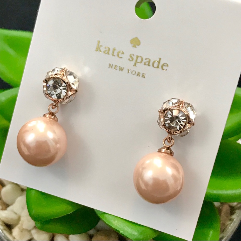 Kate Spade Lady Marmalade Pearl Drop Earrings - Picture 2 of 4